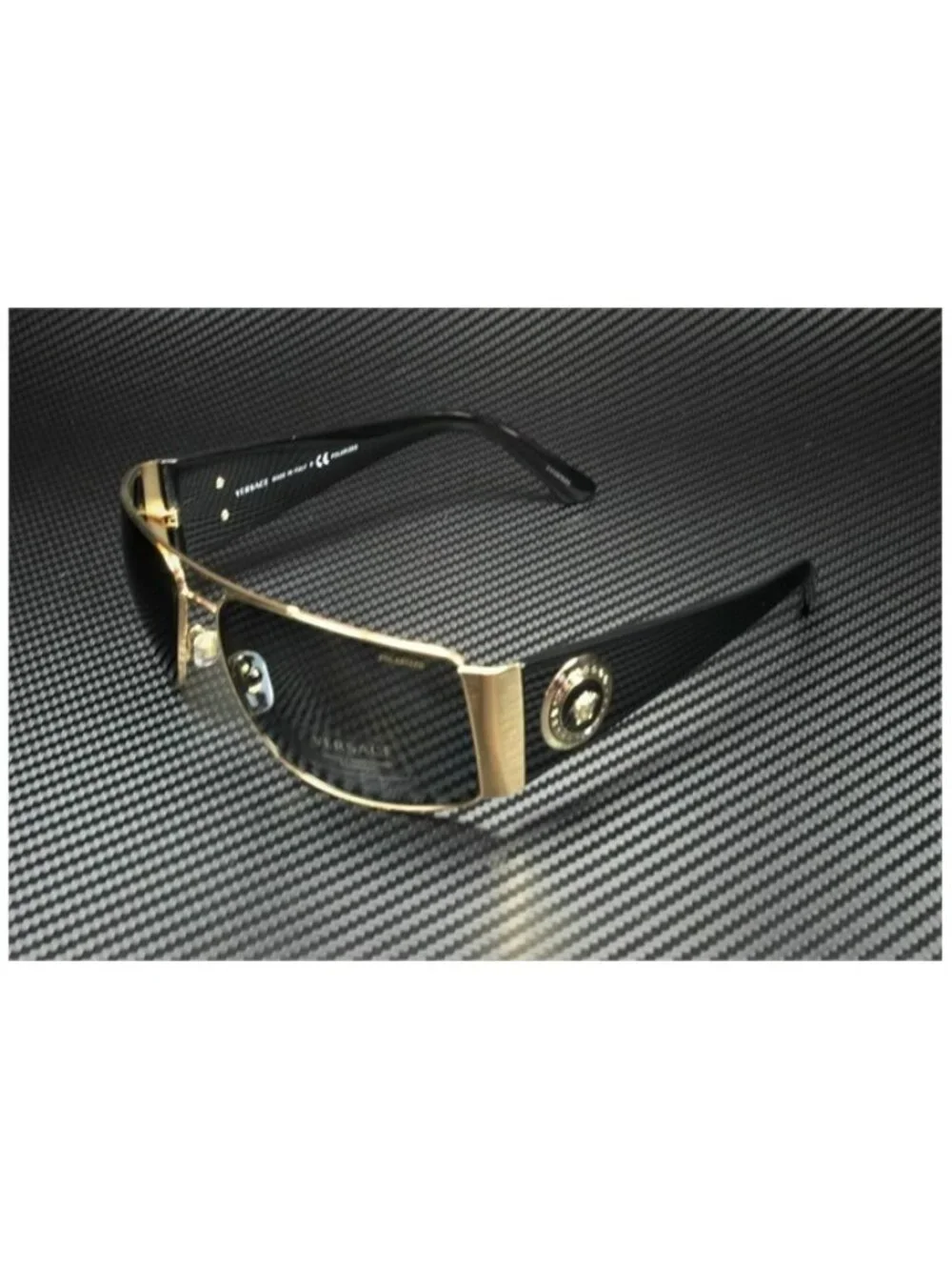 New Versace Men  GOLD Sunglasses  63- 15-